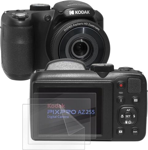 واقي شاشة Kodak PIXPRO AZ255 - [3 عبوات] طبقة TPU ناعمة وشفافة عالية الدقة [مضادة لبصمات الأصابع] [مضادة للخدش] [خالية من الفقاعات] متوافقة مع كاميرا Kodak PIXPRO AZ255 الرقمية in Kuwait