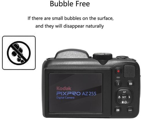 واقي شاشة Kodak PIXPRO AZ255 - [3 عبوات] طبقة TPU ناعمة وشفافة عالية الدقة [مضادة لبصمات الأصابع] [مضادة للخدش] [خالية من الفقاعات] متوافقة مع كاميرا Kodak PIXPRO AZ255 الرقمية in Kuwait