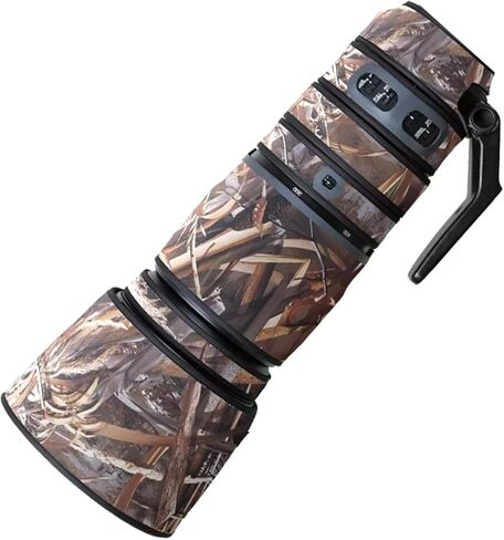 Lens Cover for Nikon AF-S 200-500mm F/5.6 E ED VR Lens Protective Cover Lens Camouflage Waterproof Lens Sleeve Rain Cover(Color #Withered grass camouflage) in Kuwait