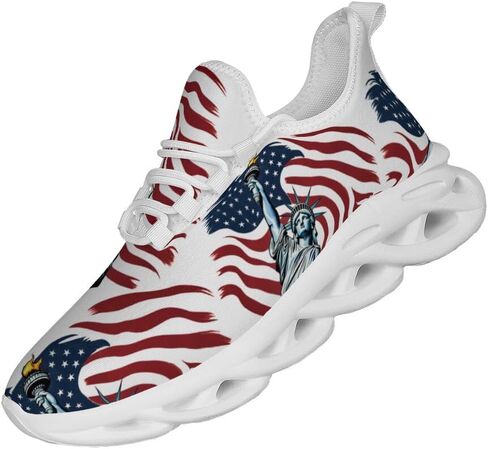 Men Womens Unisex National Flag Printed Running Shoes Non Slip Walking Tennis Sneakers Fashion Fitness Lightweight Comfortable Breathable Sports Trainers in Kuwait