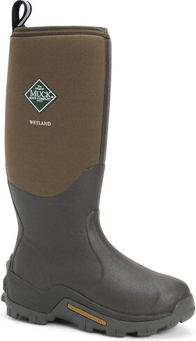 Muck Men's Wetland Premium Field Rubber Boots, Tan/Bark, 12D (Medium) in Saudi Arabia