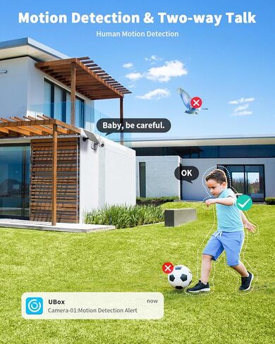 LIWAN Cellular Security Camera, No WiFi Security Camera, 4G LTE Solar Cameras Wireless Outdoor with SIM Card, 2K HD Color Night Vision, 360° Live View Off Grid Cam for Farm, Cabin, Construction Site in Kuwait