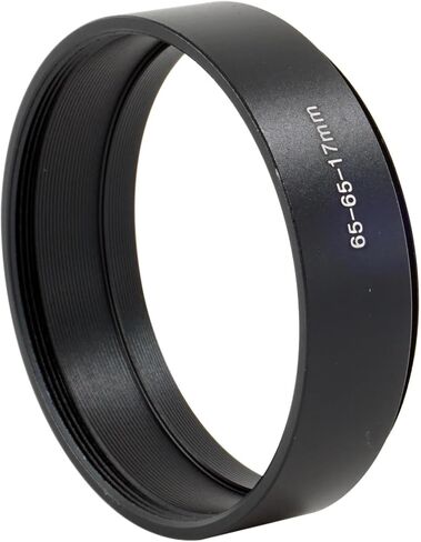 Aluminum M65-M65 65mm x 1mm Screw Mount Extend Tube Ring Adapter Lens Hood Excellent(Height 30mm) in Saudi Arabia