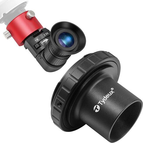 Right Angle Viewfinder with Polar Scope Metal Adapter - Bundle with - T-Mount for Nikon SLR/DSLR Cameras in Kuwait