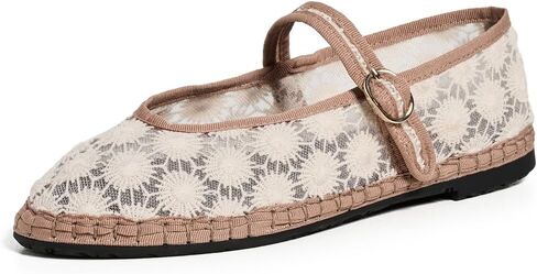 Flabelus Women's Pierre Embroidered Flats in Saudi Arabia