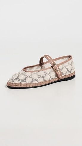 Flabelus Women's Pierre Embroidered Flats in Saudi Arabia