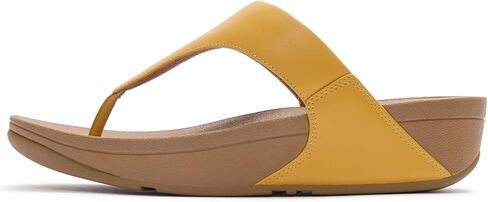 صندل FitFlop Lulu من الجلد، اللون: الكركم، المقاس: 6 (I88-D65-040) in Kuwait