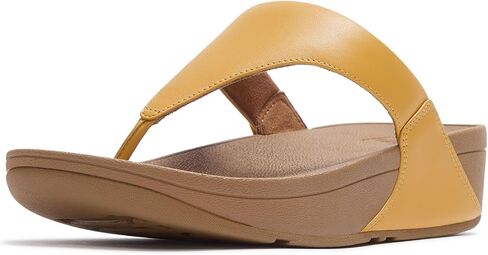 صندل FitFlop Lulu من الجلد، اللون: الكركم، المقاس: 6 (I88-D65-040) in Kuwait
