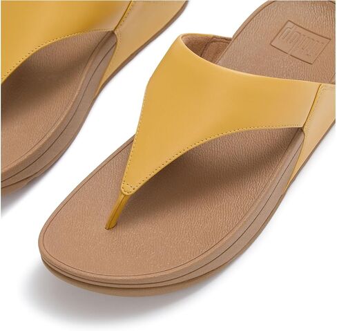 صندل FitFlop Lulu من الجلد، اللون: الكركم، المقاس: 11 (I88-D65-090) in Kuwait