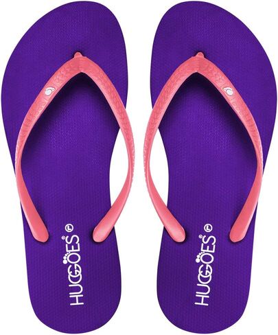 HUGGOES - Ultra Soft Comfortable Natural Rubber Summer Beach Flip Flops For Women in Saudi Arabia