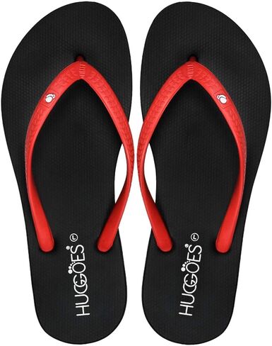 HUGGOES - Ultra Soft Comfortable Natural Rubber Summer Beach Flip Flops For Women in Saudi Arabia