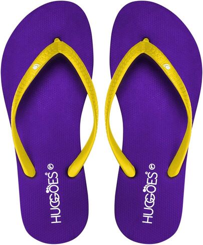 HUGGOES - Ultra Soft Comfortable Natural Rubber Summer Beach Flip Flops For Women in Saudi Arabia