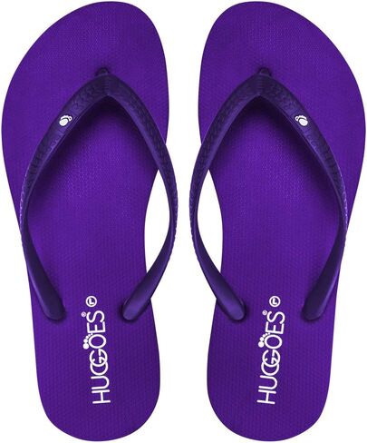 HUGGOES - Ultra Soft Comfortable Natural Rubber Summer Beach Flip Flops For Women in Saudi Arabia