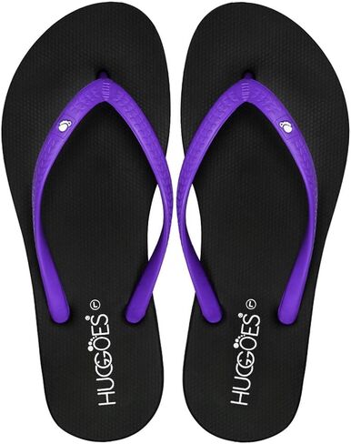 HUGGOES - Ultra Soft Comfortable Natural Rubber Summer Beach Flip Flops For Women in Saudi Arabia