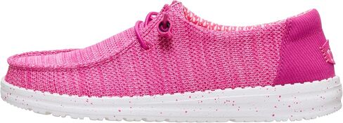 HEYDUDE Wendy Stretch Sox Fuchsia Pink Size 11, Women’s Shoes, Slip-on Loafers, Comfortable & Light-Weight in Kuwait