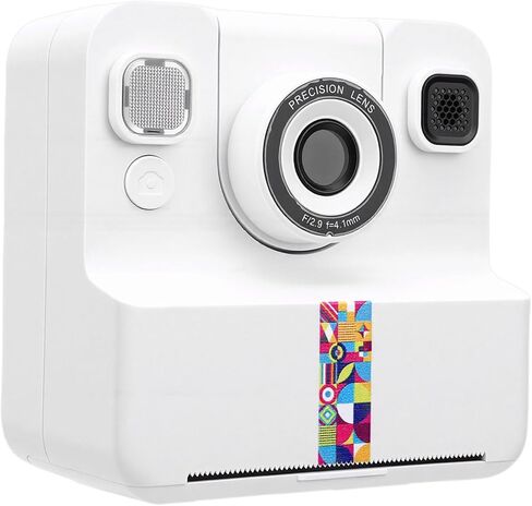 Instant Print Camera, Kids Color Printing Camera with 2.4 Inch Screen 16X Zoom 1080P HD Video MP3 Player in Kuwait