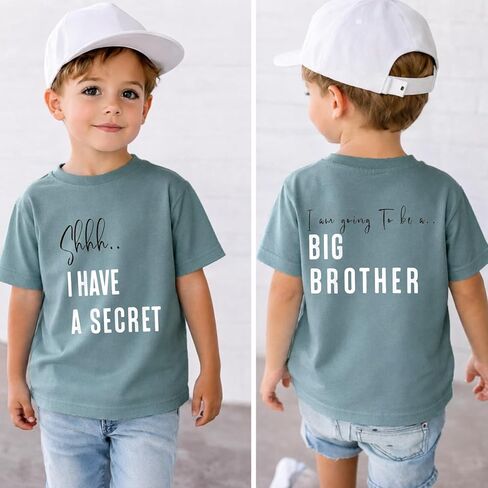 IZYJOY Big Brother Shirt Toddler Baby Boy Promoted to Big Bro Tshirt Kids I'm Going to Be A Big Brother Short Sleeve Tee Tops in Saudi Arabia