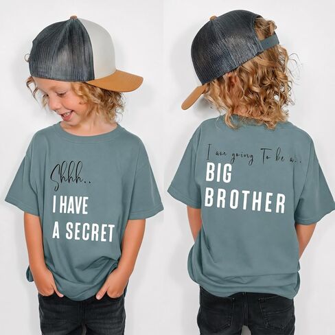 IZYJOY Big Brother Shirt Toddler Baby Boy Promoted to Big Bro Tshirt Kids I'm Going to Be A Big Brother Short Sleeve Tee Tops in Saudi Arabia