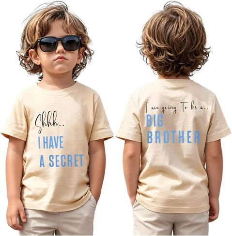 IZYJOY Big Brother Shirt Toddler Baby Boy Promoted to Big Bro Tshirt Kids I'm Going to Be A Big Brother Short Sleeve Tee Tops in Saudi Arabia