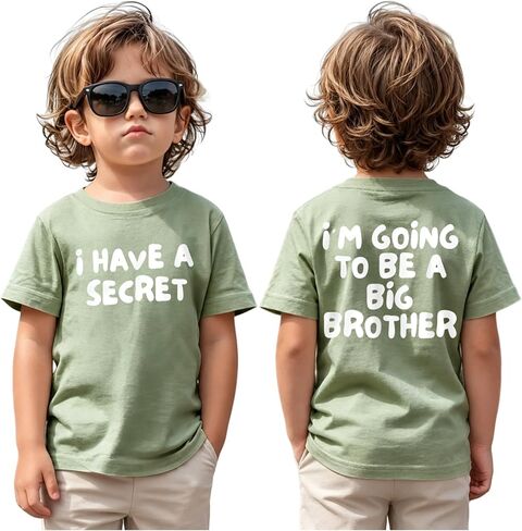 IZYJOY Big Brother Shirt Toddler Baby Boy Promoted to Big Bro Tshirt Kids I'm Going to Be A Big Brother Short Sleeve Tee Tops in Saudi Arabia
