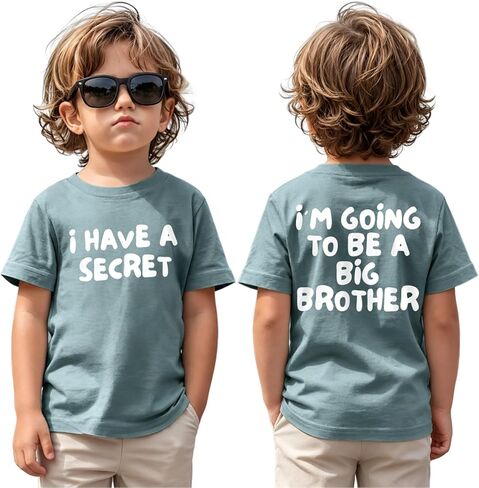 IZYJOY Big Brother Shirt Toddler Baby Boy Promoted to Big Bro Tshirt Kids I'm Going to Be A Big Brother Short Sleeve Tee Tops in Saudi Arabia