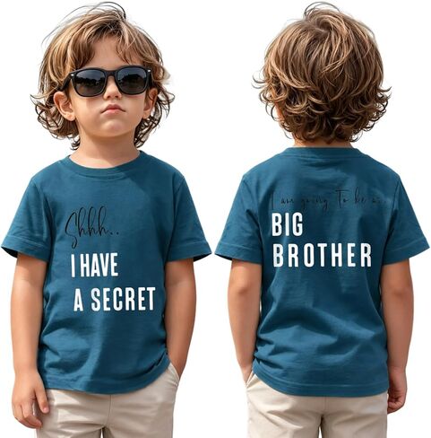 IZYJOY Big Brother Shirt Toddler Baby Boy Promoted to Big Bro Tshirt Kids I'm Going to Be A Big Brother Short Sleeve Tee Tops in Saudi Arabia