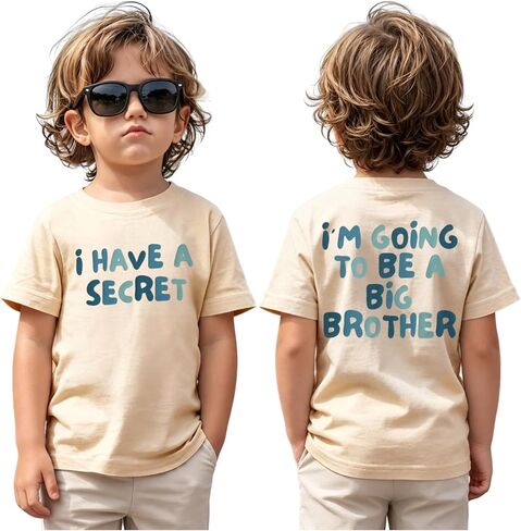 IZYJOY Big Brother Shirt Toddler Baby Boy Promoted to Big Bro Tshirt Kids I'm Going to Be A Big Brother Short Sleeve Tee Tops in Saudi Arabia