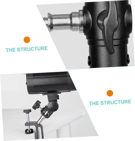 3pcs Threaded Screw Adapter Set for Tripod and Light Stand Iron Construction Easy to Install for Vlogging Interviews and Photography in Kuwait