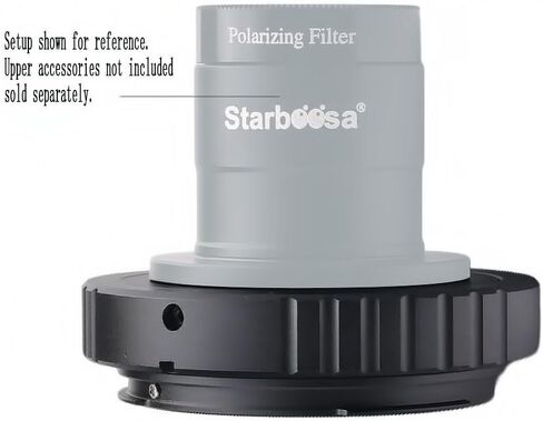 حلقة على شكل حرف T للكاميرا M42 لكاميرات Canon APS-C SLR - محول معدني دقيق للتلسكوب والتصوير الفوتوغرافي بعيد المدى in Kuwait