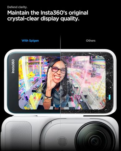 Spigen Tempered Glass Screen Protector [GlasTR Slim] designed for Insta360 Go Ultra - 2 Pack in Kuwait