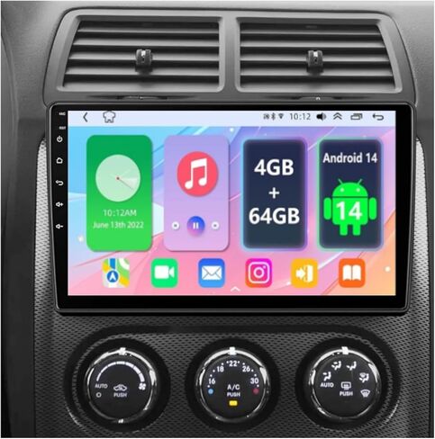 8-core 4+128G Android 14 Car Radio for Ford F150 2009-2014, 9 Inch IPS Touch Screen, Android Radio Stereo for F150 with Bluetooth/WiFi/GPS/FM/SWC/Backup Camera in Kuwait