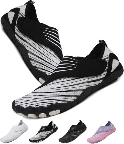 Water Shoes for Women Men – Wide Toe Box Walking Hiking Water Shoes Lightweight Breathable Quick-Dry Non-Slip Easy Slip-On in Saudi Arabia