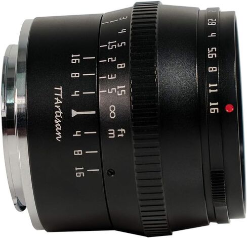 TTArtisan 50 مم F1.2 APS-C فتحة كبيرة رئيسية ثابتة التركيز اليدوي عدسات تركيز سوداء لكاميرا Nikon Z Mount مثل Z6 Z7 Z6II MarkII Z7II Zfc in Kuwait