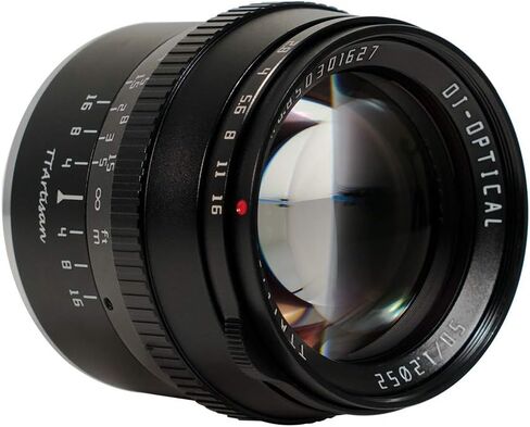 TTArtisan 50 مم F1.2 APS-C فتحة كبيرة رئيسية ثابتة التركيز اليدوي عدسات تركيز سوداء لكاميرا Nikon Z Mount مثل Z6 Z7 Z6II MarkII Z7II Zfc in Kuwait
