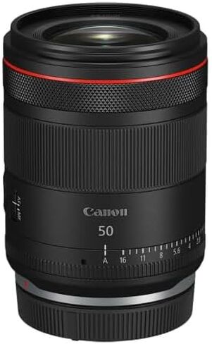Canon RF 50 مم f/1.4 L VCM، أسود، حزمة مع طقم فلتر 67 مم، مجموعة تنظيف، وقماش من الألياف الدقيقة، ضمان محدود لمدة عام من Canon in Kuwait