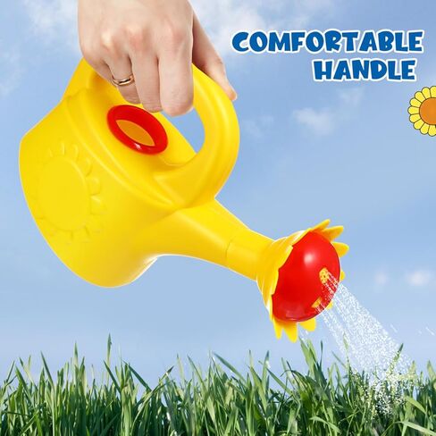 NUOBESTY 2 Pack Kids Watering Can Bath Toys, Plastic Chicken Water Pail for Toddler Gardening, Beach Sand Play & Bathtub Fun, Cute Animal Watering Pot for Outdoor Indoor (Random Color) in Kuwait