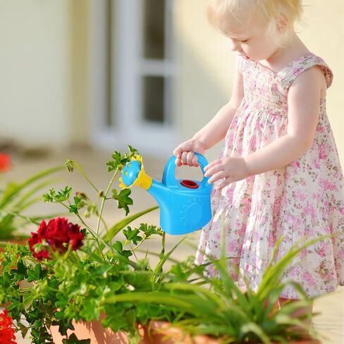 NUOBESTY 2 Pack Kids Watering Can Bath Toys, Plastic Chicken Water Pail for Toddler Gardening, Beach Sand Play & Bathtub Fun, Cute Animal Watering Pot for Outdoor Indoor (Random Color) in Kuwait
