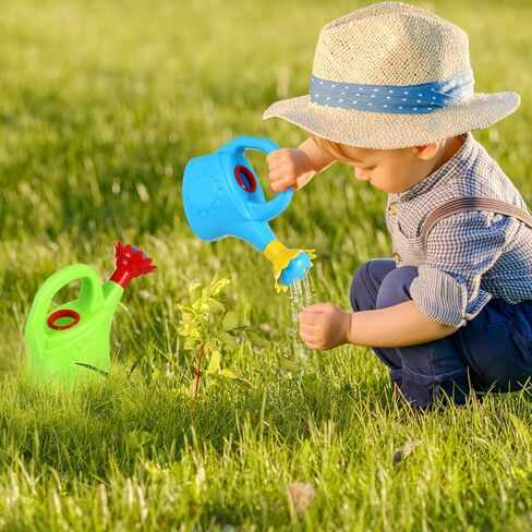 NUOBESTY 2 Pack Kids Watering Can Bath Toys, Plastic Chicken Water Pail for Toddler Gardening, Beach Sand Play & Bathtub Fun, Cute Animal Watering Pot for Outdoor Indoor (Random Color) in Kuwait