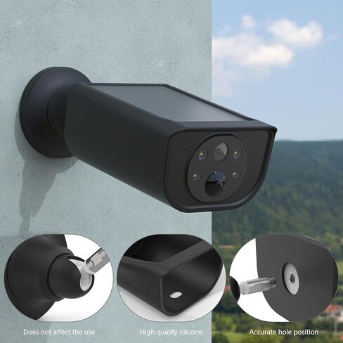 Waterproof Silicone Cover for AOQEE S1 Camera (Black, 2 Pack) in Kuwait
