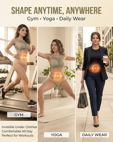 4-in-1 Micro-Particle Sculpting & Fat-Burn Shorts, Thermogenic Fat-Burning Seamless Sculpting Yoga Shorts for Women ﻿ in Saudi Arabia
