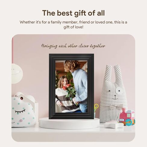 10.1 Inch WiFi Digital Picture Frame,Encrypted & Private Photo/Video Sharing,IPS Touch Screen, 16GB Invite Unlimited Family via Uhale App,Gift for Mother's Day, Parents, Grandparents in Kuwait