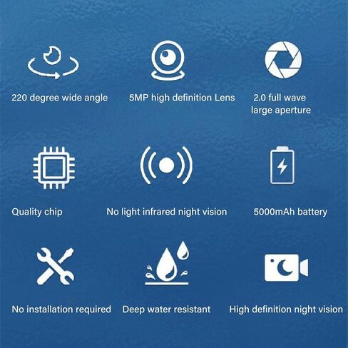 GOTOTOP Underwater Fishing Camera, 1080P HD 4.3in Screen 220 Degree Wide Angle Video Fish Finder 8Pcs Underwater Fill Light for Ice Raft Platform Fishing in Kuwait