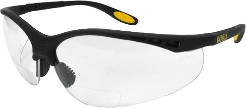 DEWALT DPG59-120C Reinforcer Rx-Bifocal 2.0 Clear Lens High Performance Protective Safety Glasses with Rubber Temples and Protective Eyeglass Sleeve in Kuwait