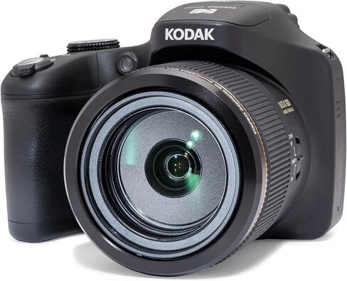 كاميرا Kodak PIXPRO AZ653 Astro Zoom الرقمية، 65x بصرية مع مستشعر 20 ميجابكسل، زاوية واسعة 24 مم، فيديو عالي الدقة 1080 بكسل، OIS، واي فاي، أسود in Kuwait