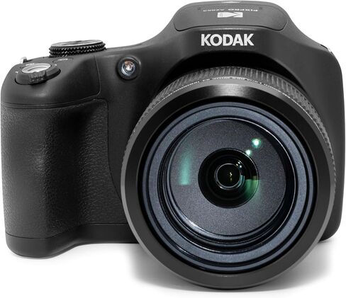 كاميرا Kodak PIXPRO AZ653 Astro Zoom الرقمية، 65x بصرية مع مستشعر 20 ميجابكسل، زاوية واسعة 24 مم، فيديو عالي الدقة 1080 بكسل، OIS، واي فاي، أسود in Kuwait