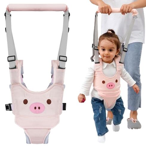 Baby Walking Harness, Handheld Kids Walker Helper, New Upgrade Breathable and Adjustable Toddler Infant Walker Harness Assistant Belt with Instructions for 7-24 Month (Green) in Saudi Arabia