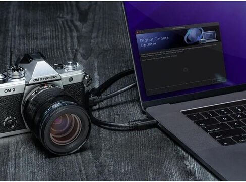 كاميرا رقمية OM-3 بدقة 20 ميجابكسل من OM Digital Solutions مع عدسة M.ZUIKO مقاس 12-45 مم، حزمة فضية مع بطاقة ذاكرة Lexar Premium PRO SDXC سعة 64 جيجابايت + حقيبة كاميرا Deco Essentials + مجموعة Corel Photo Video in Kuwait