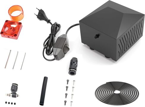 مضخة Air Air Air Pump Ouyzgia لقطعة نقاش بالليزر ، مجموعة مساعدة الهواء مع 30 لتر/دقيقة ، لـ A5 Pro Twotrees TTS-55 TTS-25 in Kuwait