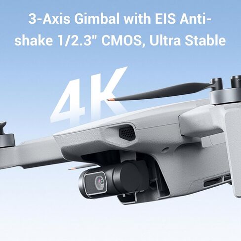 طائرة سبيكتا بدون طيار مع كاميرا 4K للمبتدئين والكبار، ناقل حركة 6.2 ميل، فيديو 4K/30 إطارًا في الثانية، مناسبة للسفر تحت 249 جرام، وقت طيران 31 دقيقة، إقلاع وهبوط بنقرة واحدة، عودة ذكية، سهلة الطيران in Kuwait