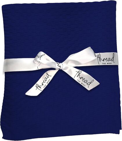 The Waffle Blanket - 100% Organic Cotton Baby Blanket, American Made, 30x40in - Bassinet, Crib, Stroller - Gift Registry Baby Shower for Newborns and Kids (Blush) in Kuwait
